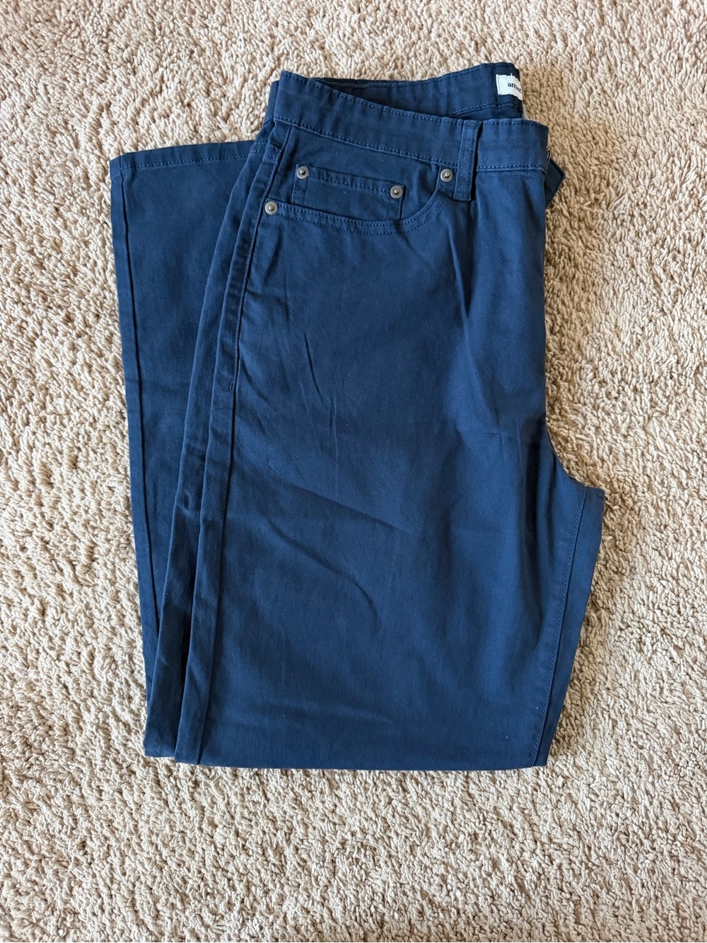 Amazon Essentials Men's Navy Chino Pants